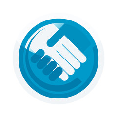 partnerschaft partner hand zeichen symbol