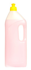 Detergent bottle isolated on white
