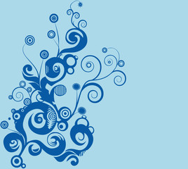 Grunge pattern blue