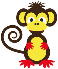 Fototapeta premium funny monkey