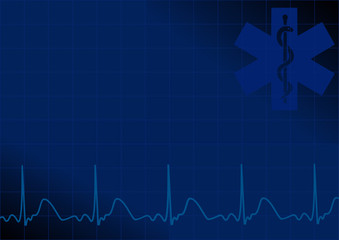 Blue medical background