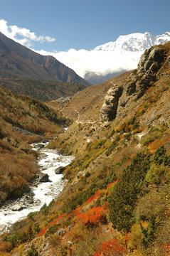 Fluss im Himalaja