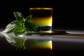 Mint designer shot