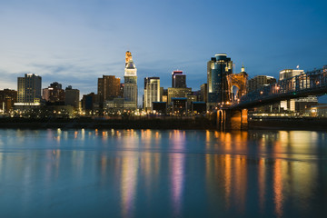 Fototapeta na wymiar Skyline z Cincinnati
