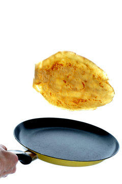 Tossing A Pancake