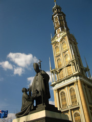 Fototapeta premium highest church tower in Poland