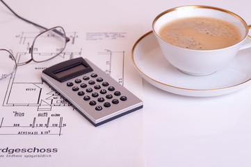 Kaffee und planen