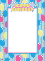 birthday frame
