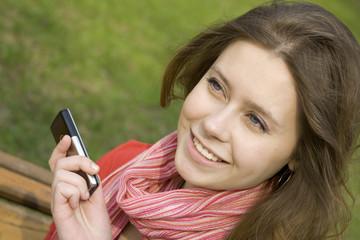 Beautiful Woman & SMS