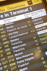 Fototapeta premium Flight schedule