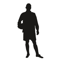 Silhouette rugbyman