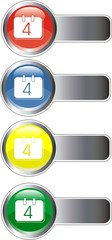 bouton reflet 75