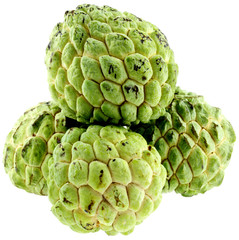 des attes en tas, fond blanc