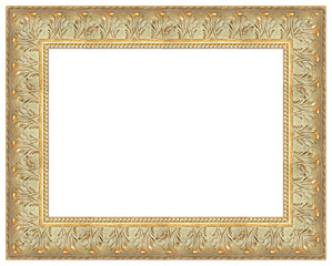 Gold picture frame