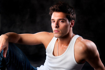 Fashion Shot of a Young Man A trendy European man © Aleksandar Todorovic