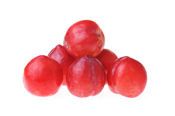 red  plums