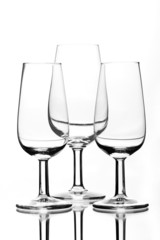 three glasses