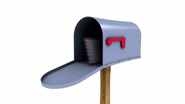 Mailbox delivery animation