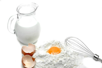 Ingredientes para la elaboracion de un bizcocho