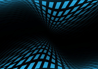 Blue techno squared vector background