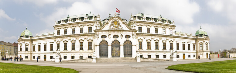 Fototapeta na wymiar Belweder w Wiedniu