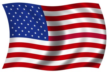 Grosse wehende Fahne USA