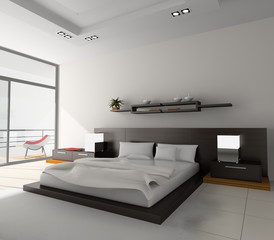 Interior to bedrooms