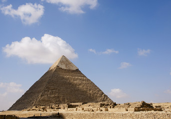 Fototapeta na wymiar Pyramid in the shadow