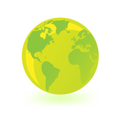 Green globe.