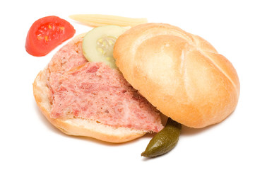 Belegtes Brötchen