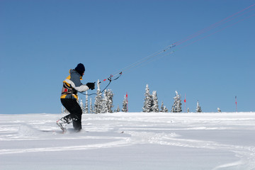 kite skier