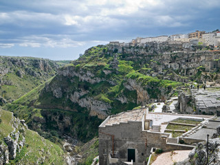 Fototapeta premium Landscape of Matera. Basilicata.