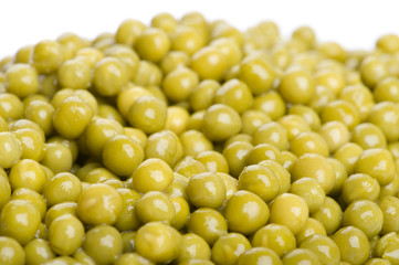 green peas macro