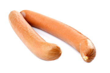 frankfurter on white
