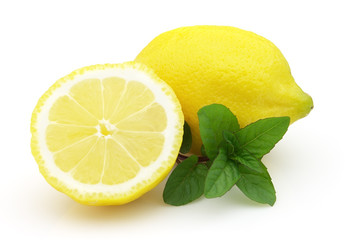 Lemon with mint