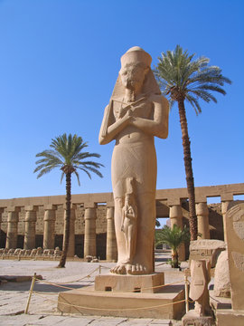 Luxor, Egypt, Rameses II Statue