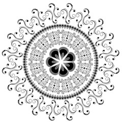 abstract oriental pattern