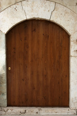 wood door