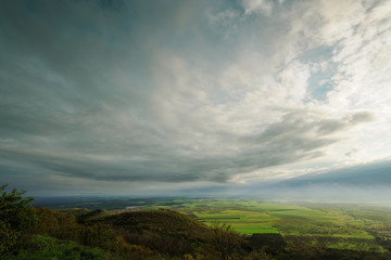 Landscape with clouds