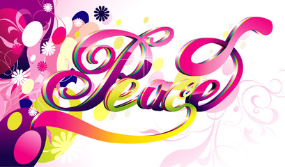 Peace word vector