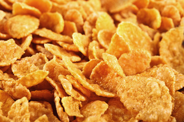 background of corn flakes