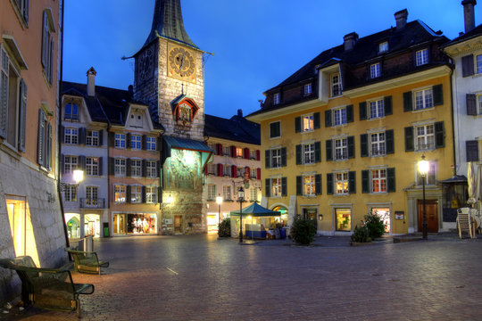 Marktplaz square, Solothurn, Switzerland