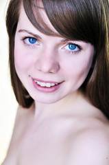 Obraz premium clear cheerful face