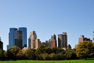 Obraz premium Autumn in the Central Park.