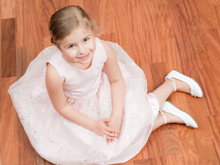 Cute ballerina portrait