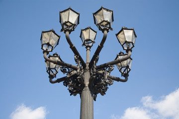 The old lamp in the streets