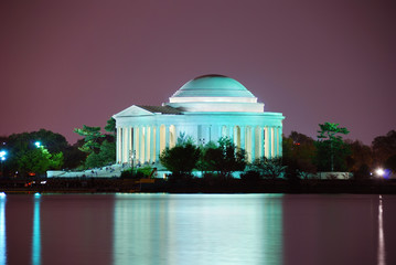 Thomas Jefferson Memorial closeup, Washington DC