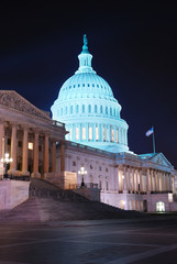 Capitol Hill Building closeup, Washington DC