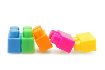 Plastic building blocks