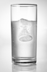 Tablet in water